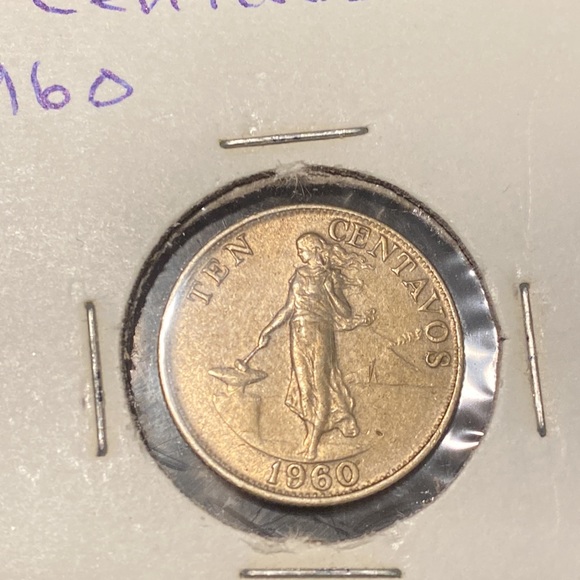10 centavos 1960 CENTRAL BANK OF THE PHILIPPINES coin - Picture 3 of 4